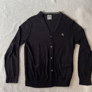 Express men’s black cardigan